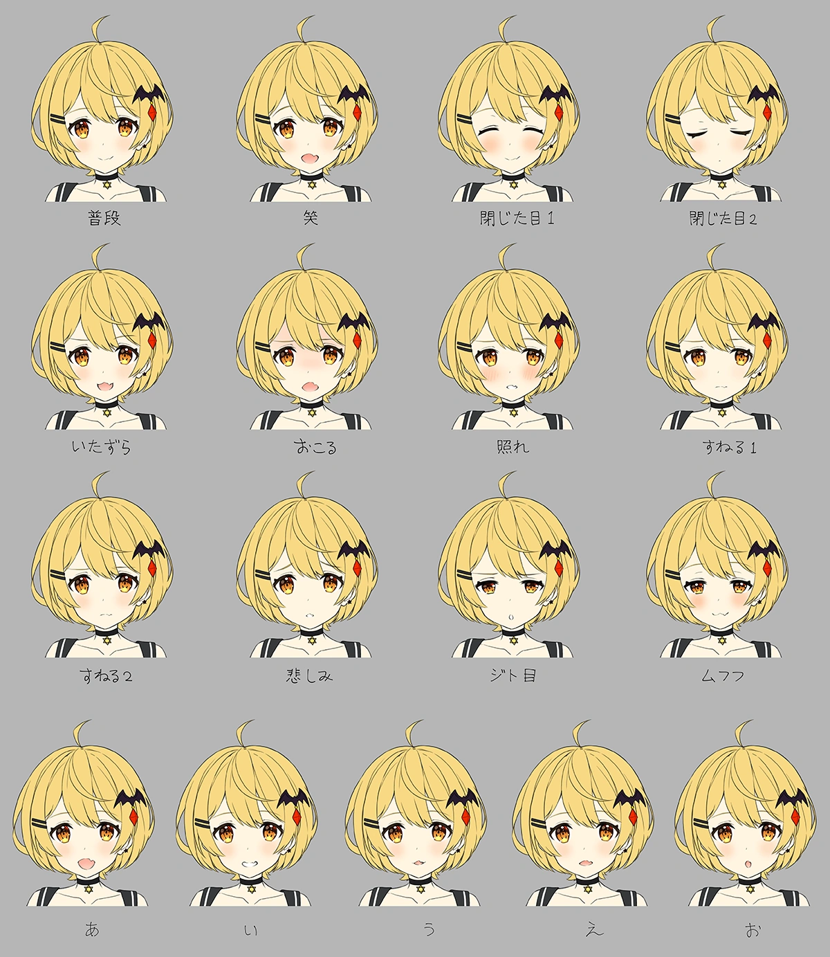 Yozora Mel's Expressions Main Concept Illustration