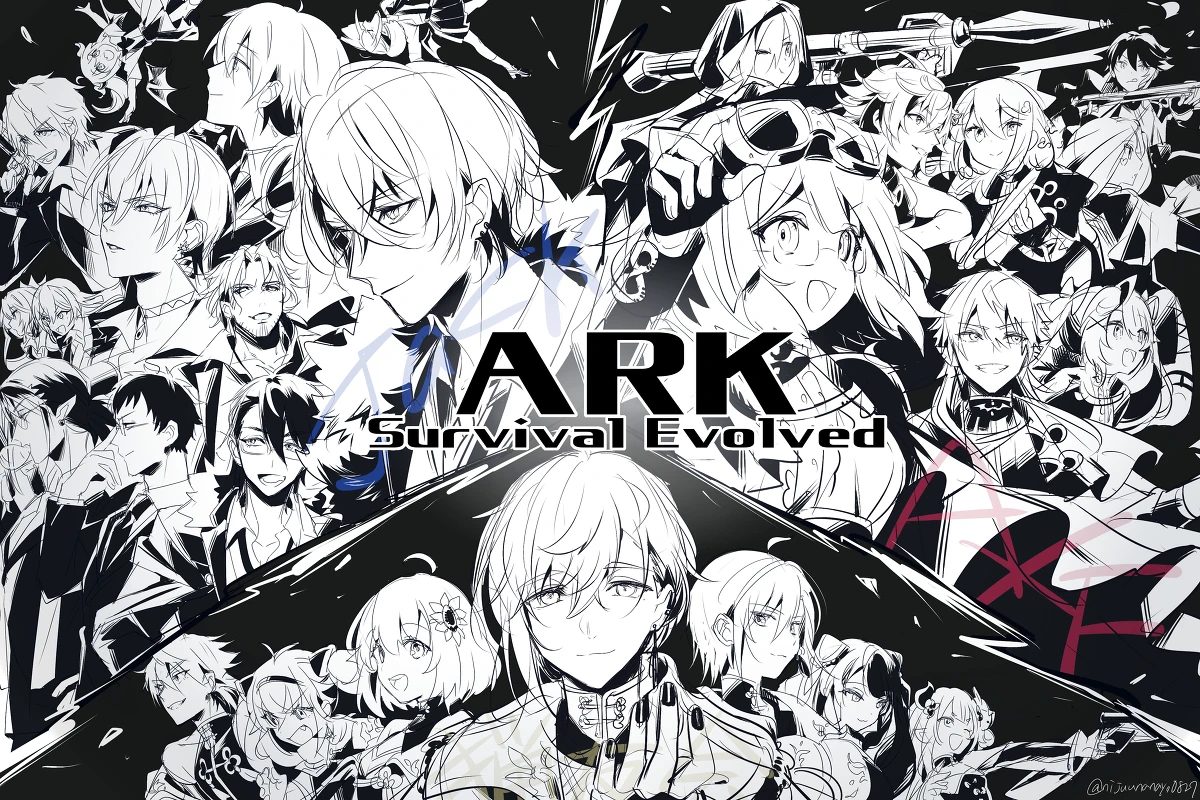 NIJISANJI ARK Illustration by Ninahachi