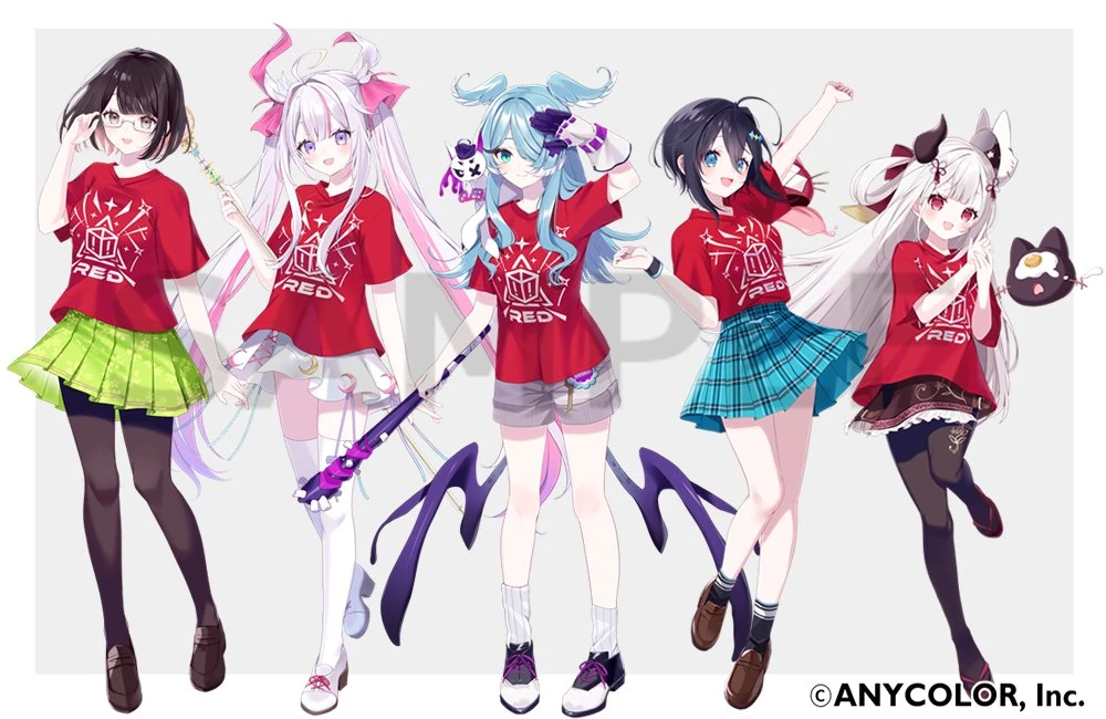 NijiFes 2023 Red Class Illustration by Misumi