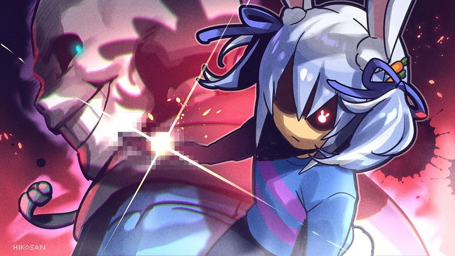 Undertale Illustration<br>by Hikosan