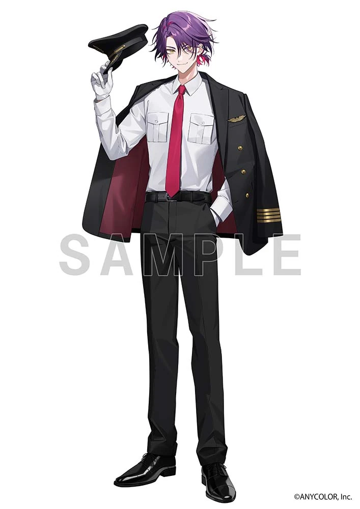 NIJISANJI Narita International Airport Collaboration Key Visual Illustration by Tsuika