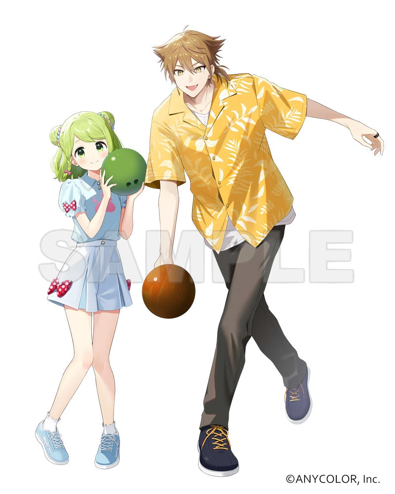 NIJISANJI x Round One Collaboration Illustration by Benico