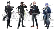 Holostars Gangstars.jpg (143 KB) AGF2025 Gangstars Goods by JINKEI
