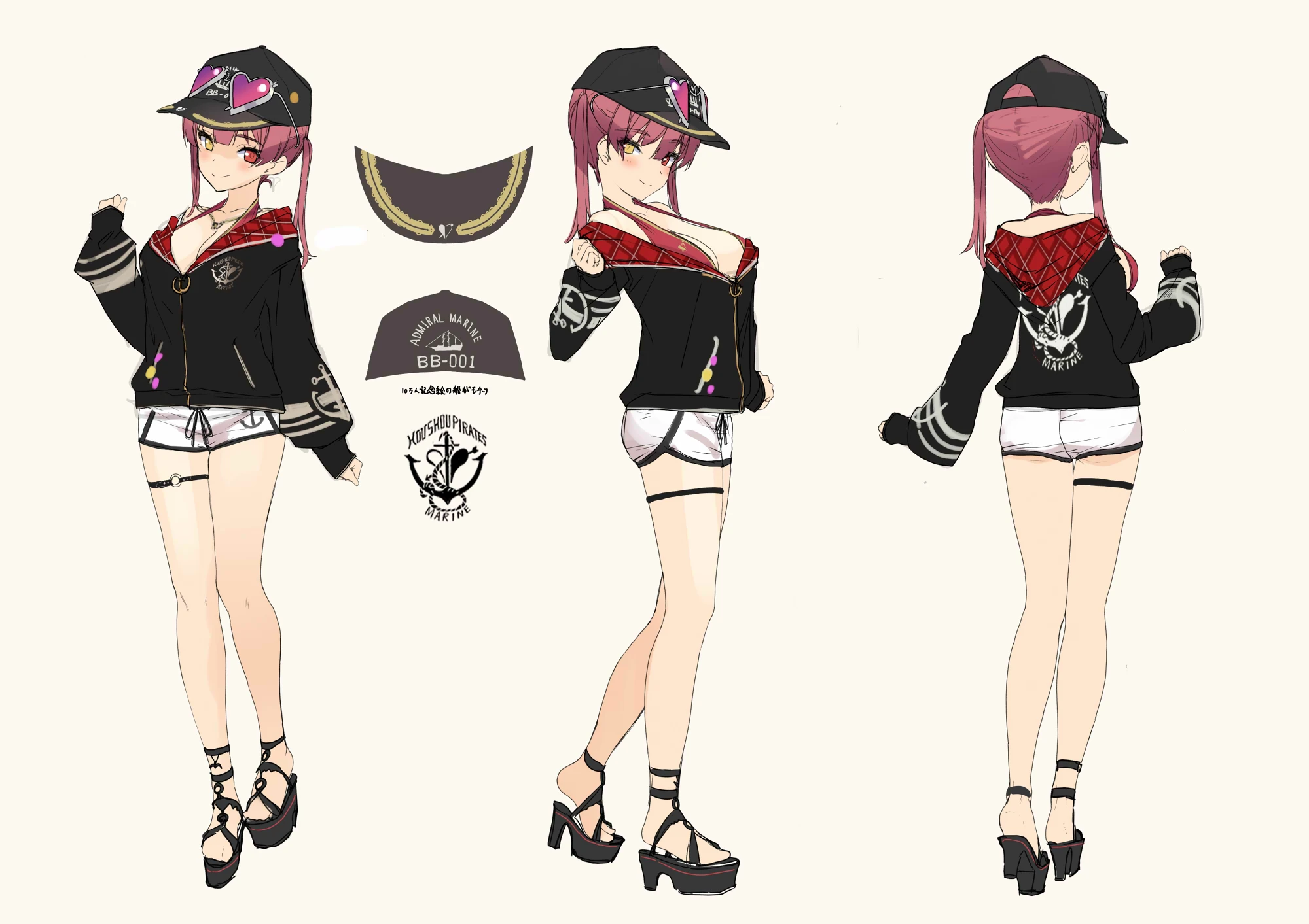 Fourth Costume Reference Sheet<br>by Akasa Ai