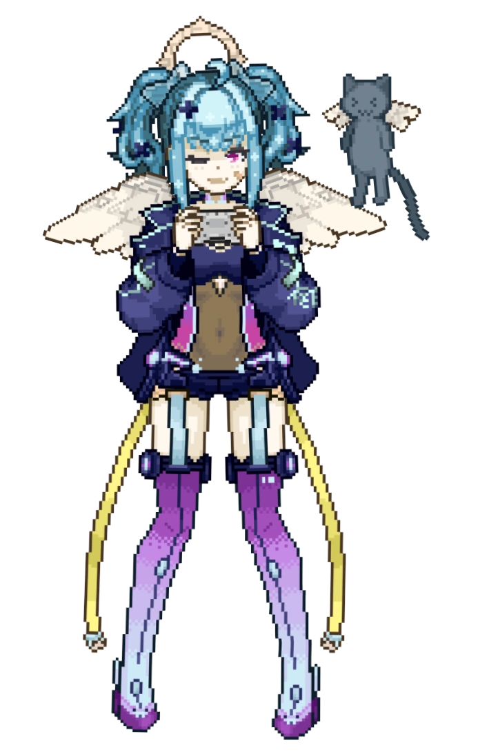 Pixel Model Full Body (featuring Taro)