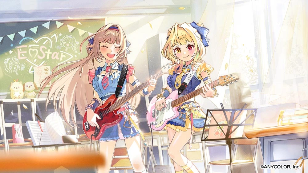 Guitar Livestream Thumbnail Illustration by YUE