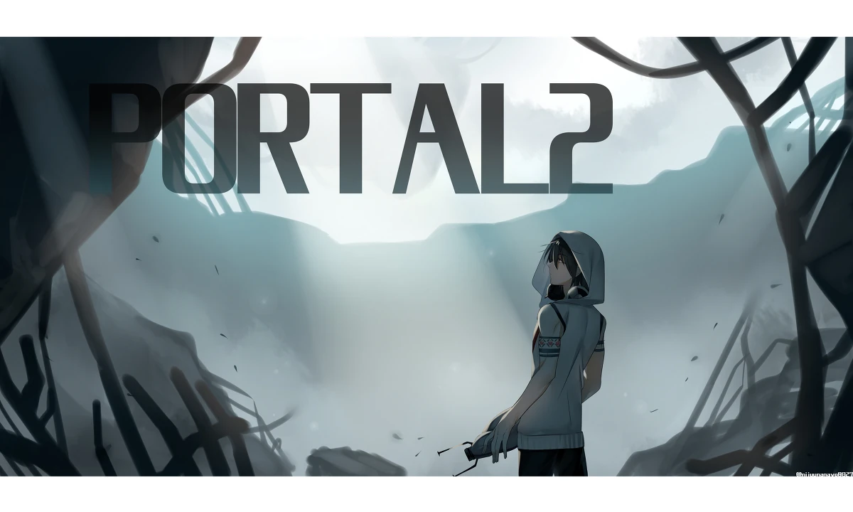 Portal 2 Illustration by Ninahachi