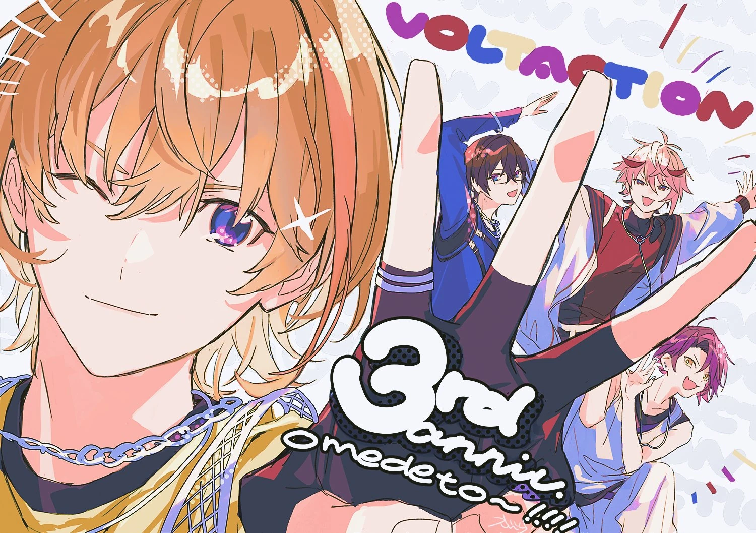 VOLTACTION 3rd Anniversary Illustration<br>by eblia
