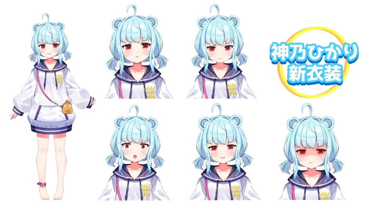 Model 2.0 facial expressions