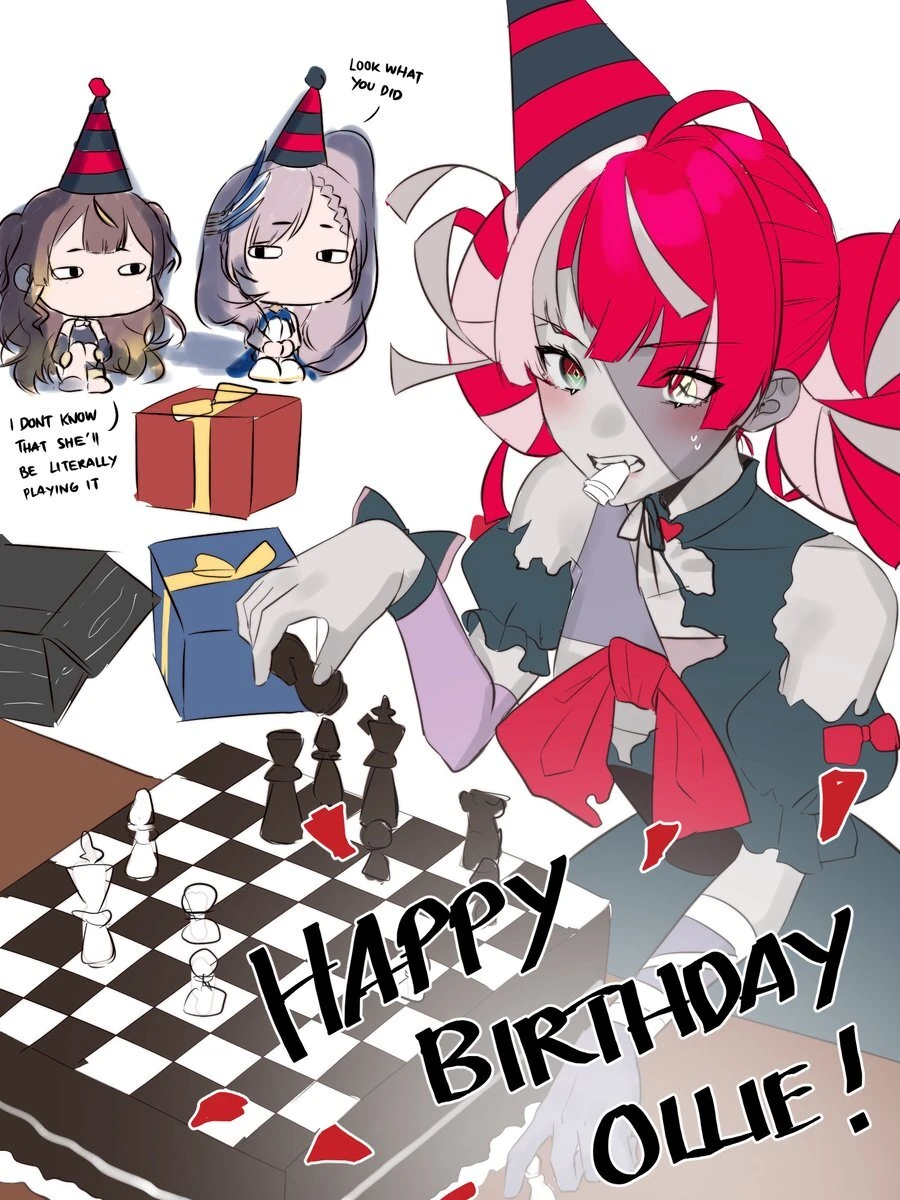 Kureiji Ollie 2021 Birthday Illustration<br>by Hieh