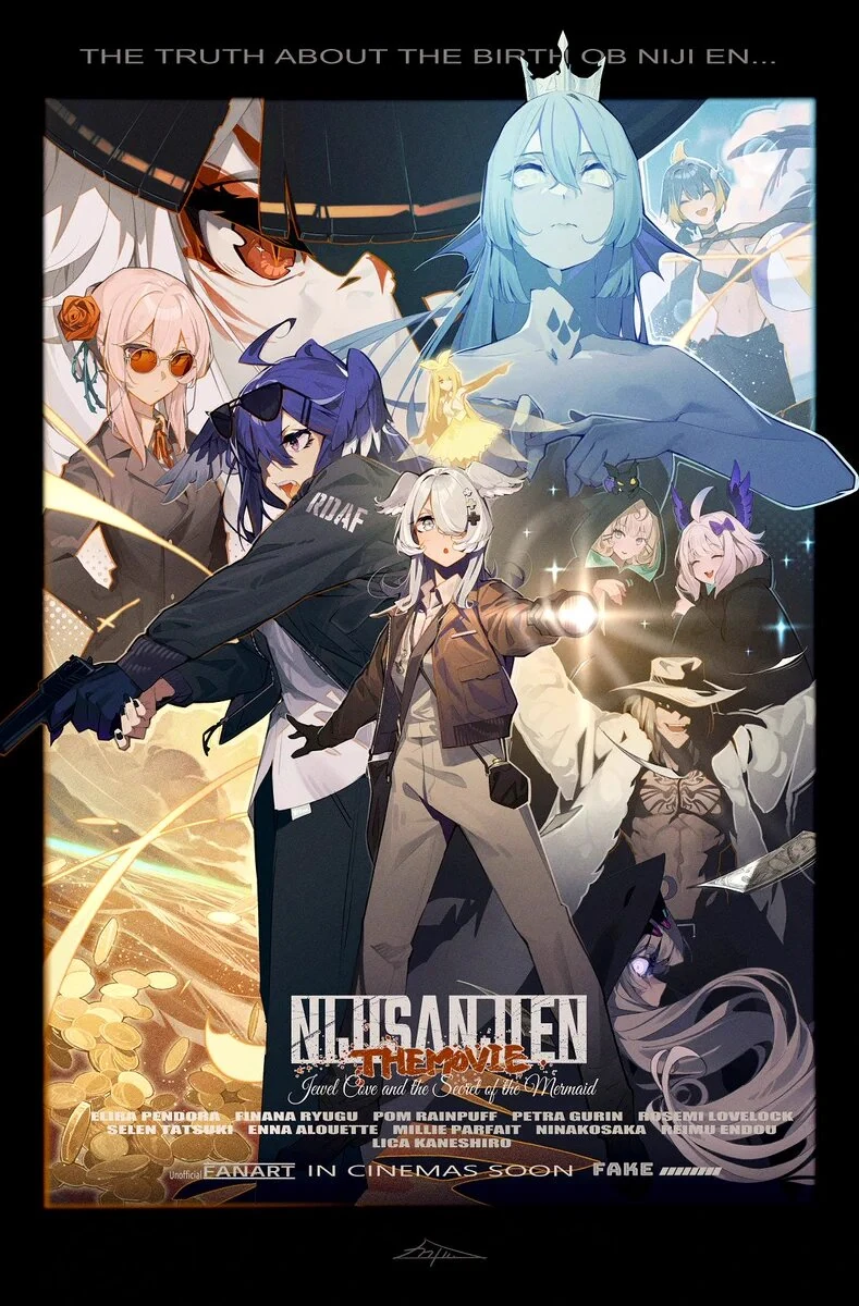 NIJISANJI EN The Movie Illustration<br>by Kamamesigogo Maru