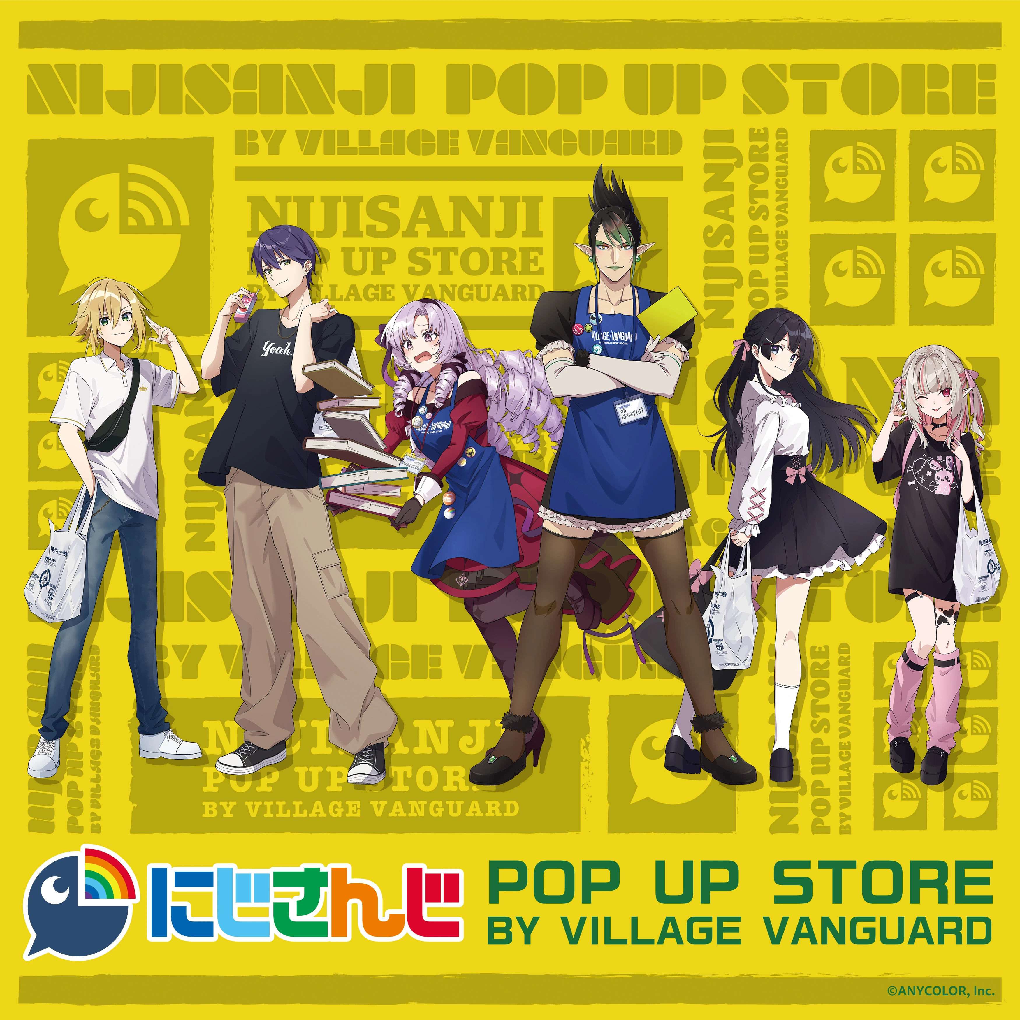 NIJISANJI Pop-up Store by Village Vanguard