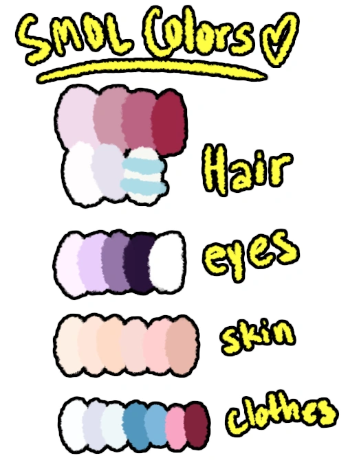 Smol Colors by Toph_Draws