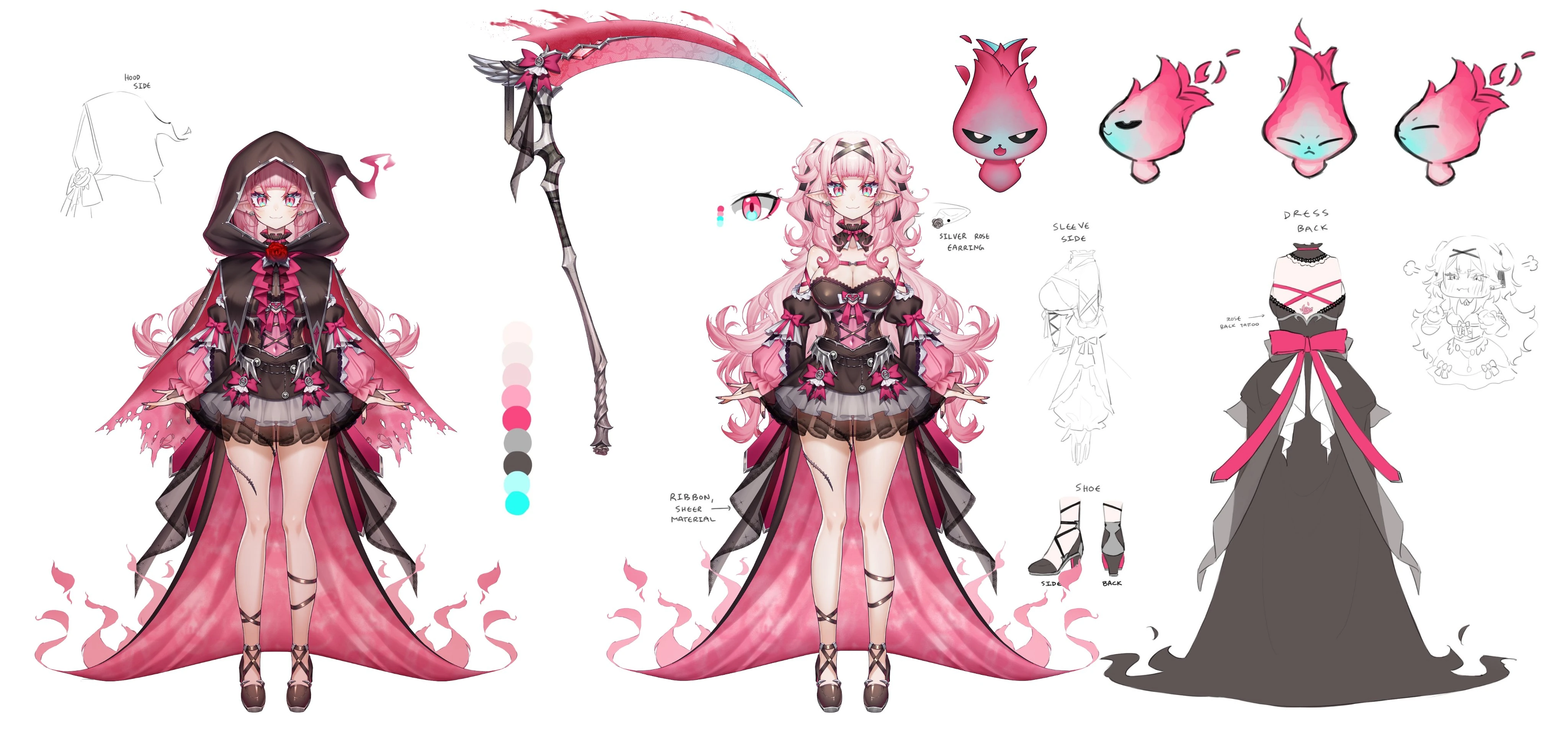 Ferryman Outfit Model Reference Sheet