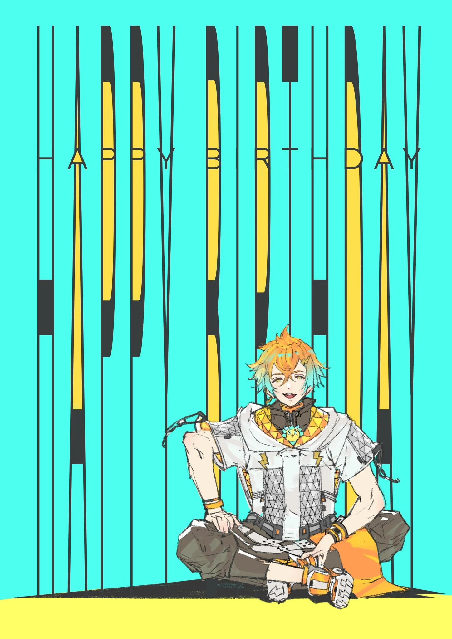 2024 Birthday Illustration by Raita Kazama