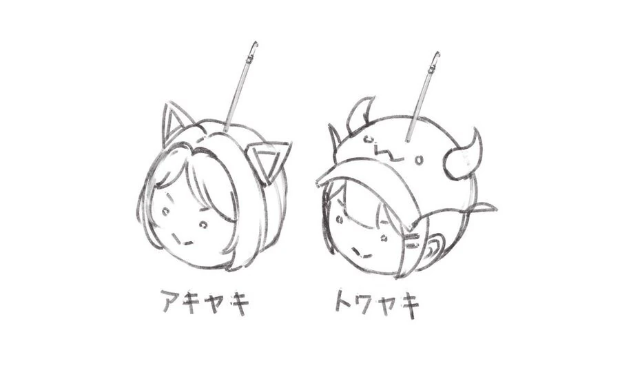 Aki and Aki as Towa<br>by Kakage