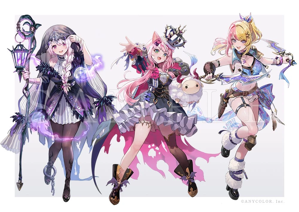 NIJISANJI × animate cafe Collaboration "NIJISANJI RPG" Illustration by Nanafuji