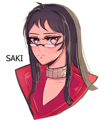 Saki bust shot by @BubbleEast