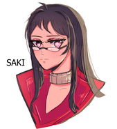 Saki bust shot by @BubbleEast
