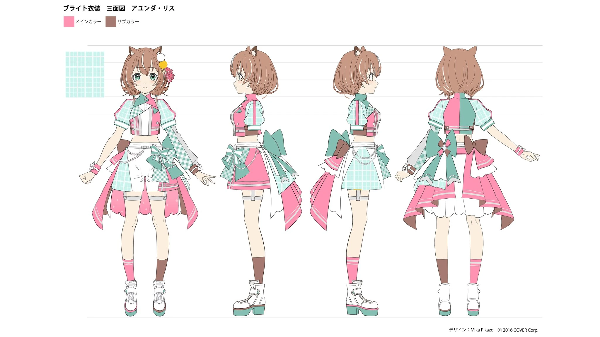 hololive 4th fes. Idol Costume Concept Illustration by Mika Pikazo