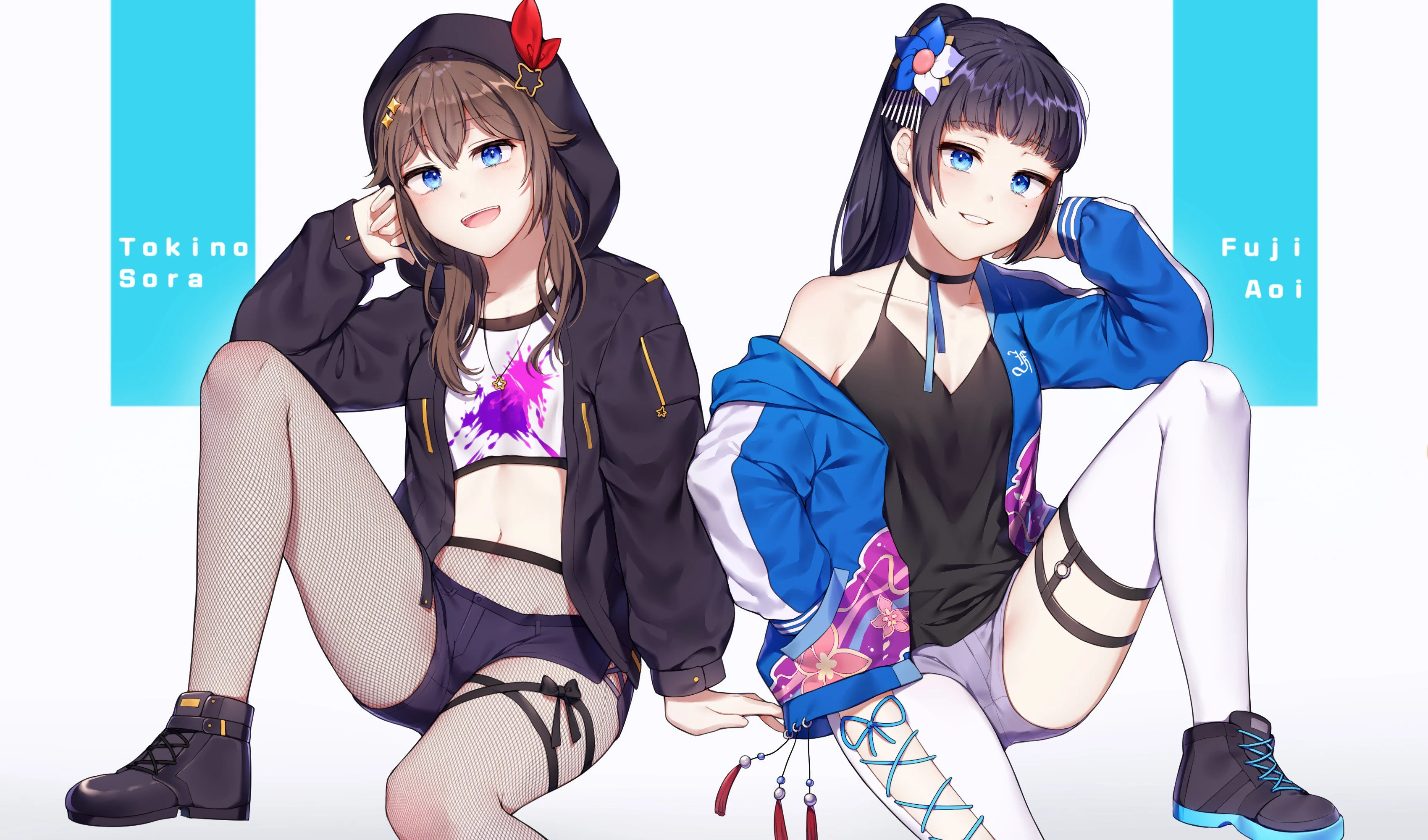 Fuji Aoi and Tokino Sora by MONO MON