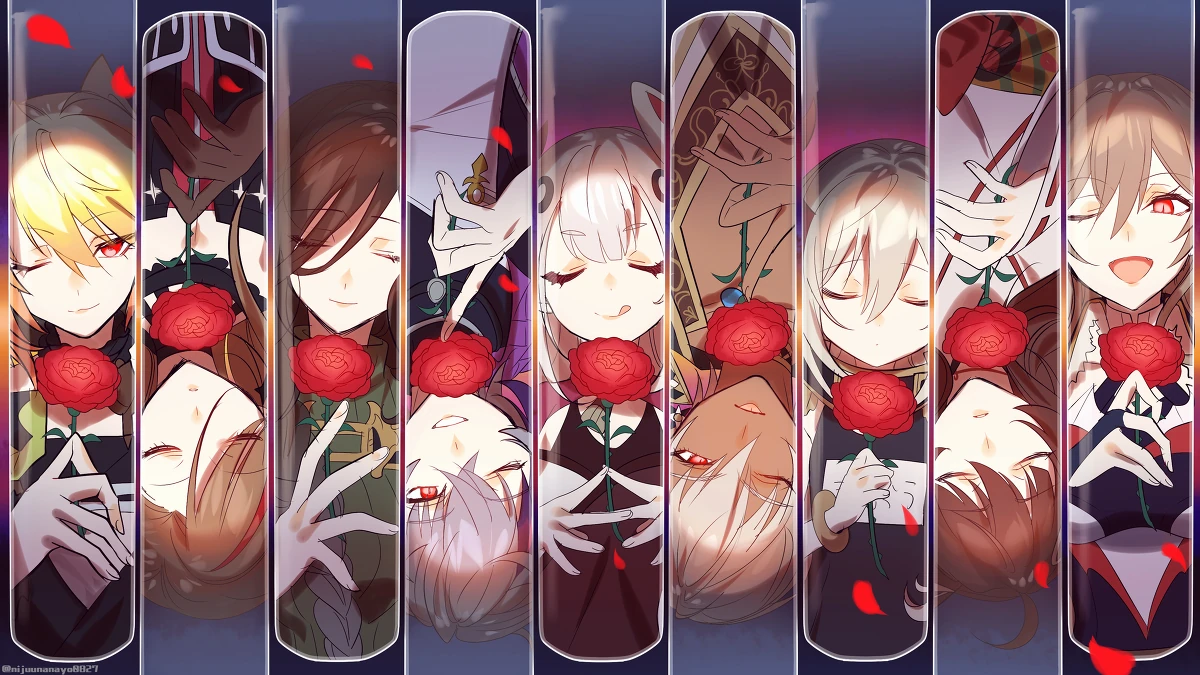 NIJISANJI Young Werewolf Illustration<br>by Ninahachi