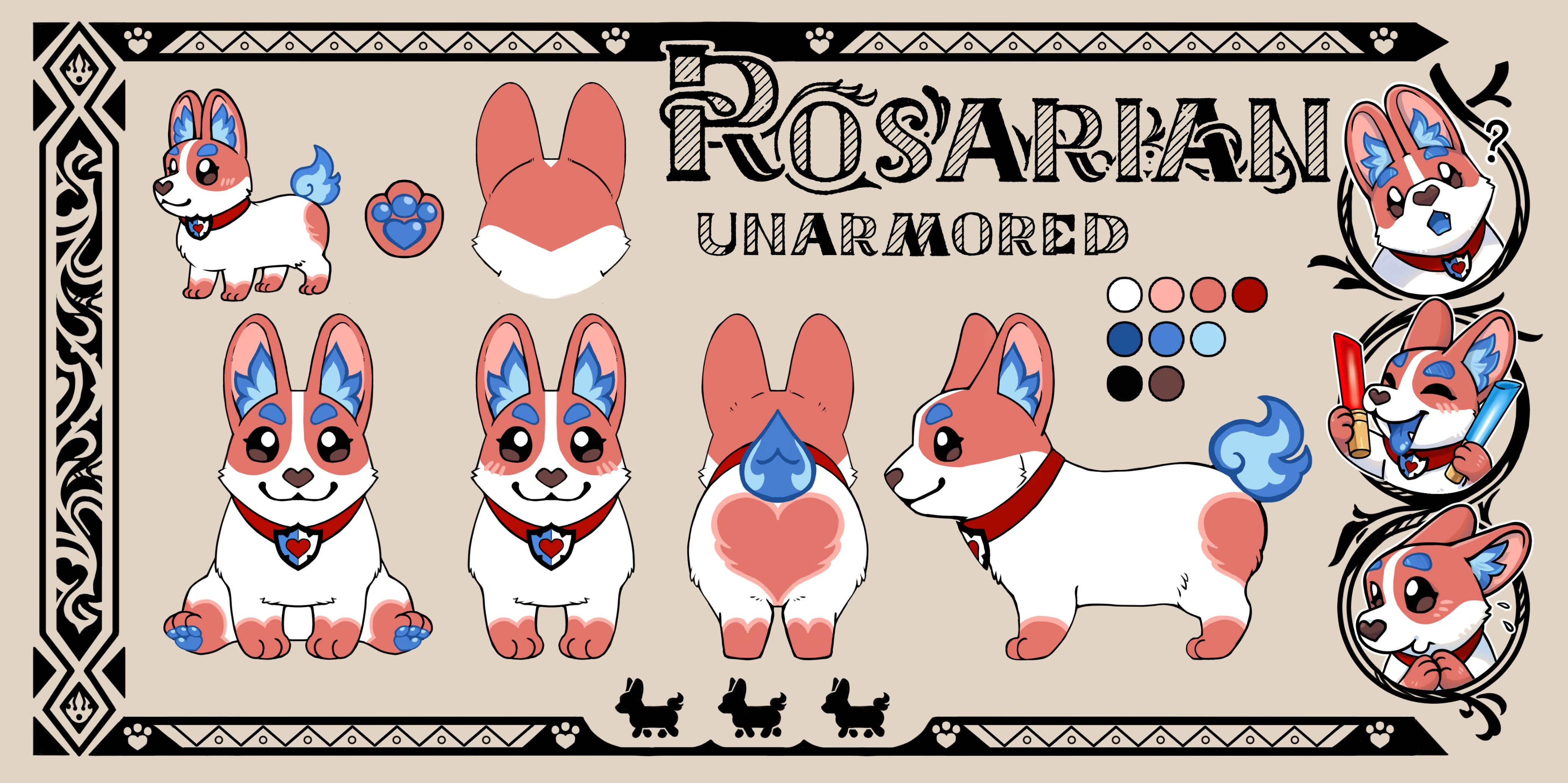 Rosarian December 2025 Illustration by badger yekun
