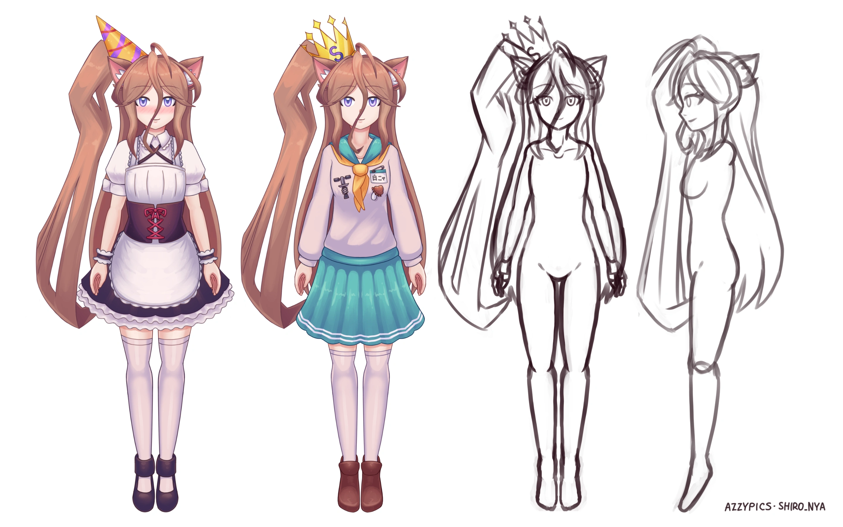 Reference sheet of the current Live2D model