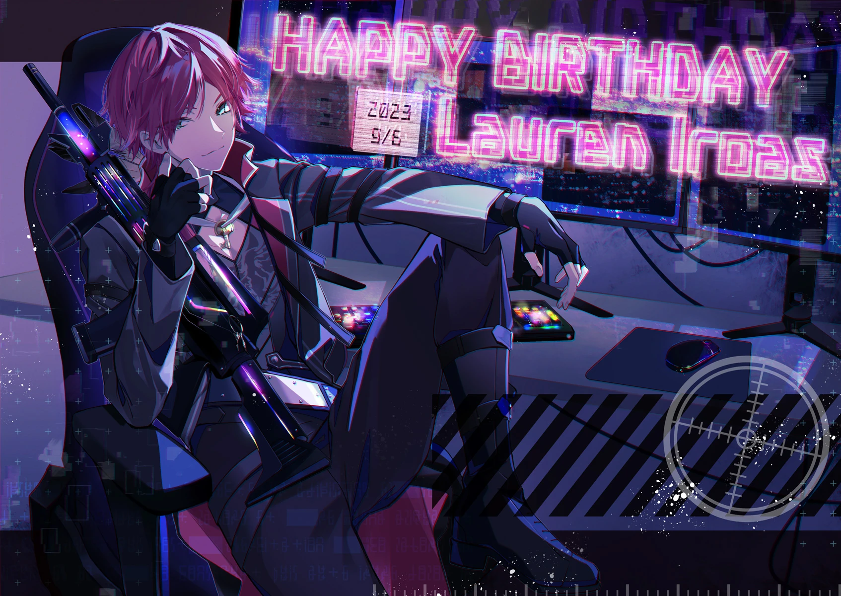 2023 Birthday Illustration<br>by Tomona