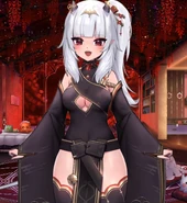 Live2D Empress model Ponytail