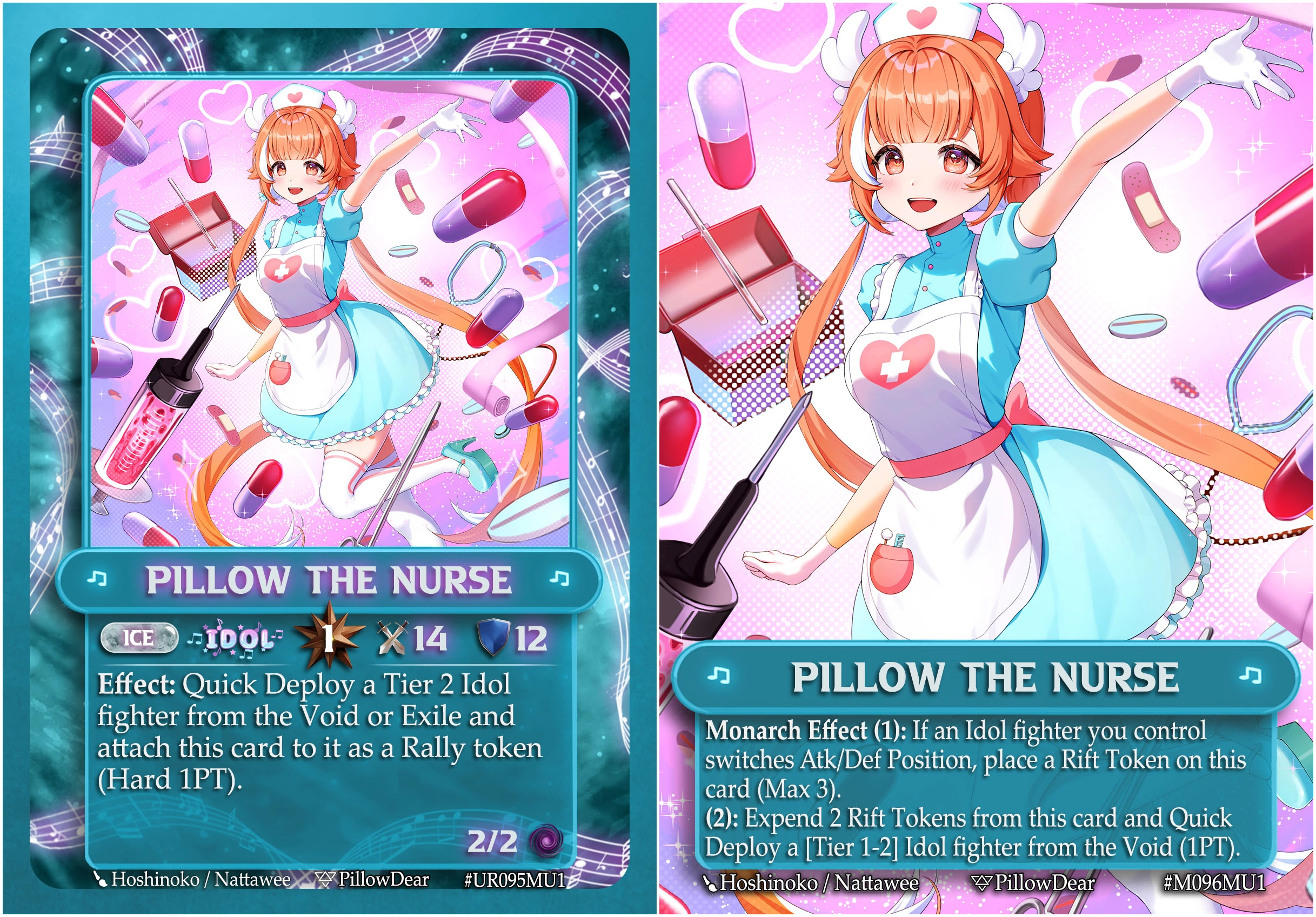 Rift Runners TCG Cards<br>(by Hoshinoko and Nattawee)