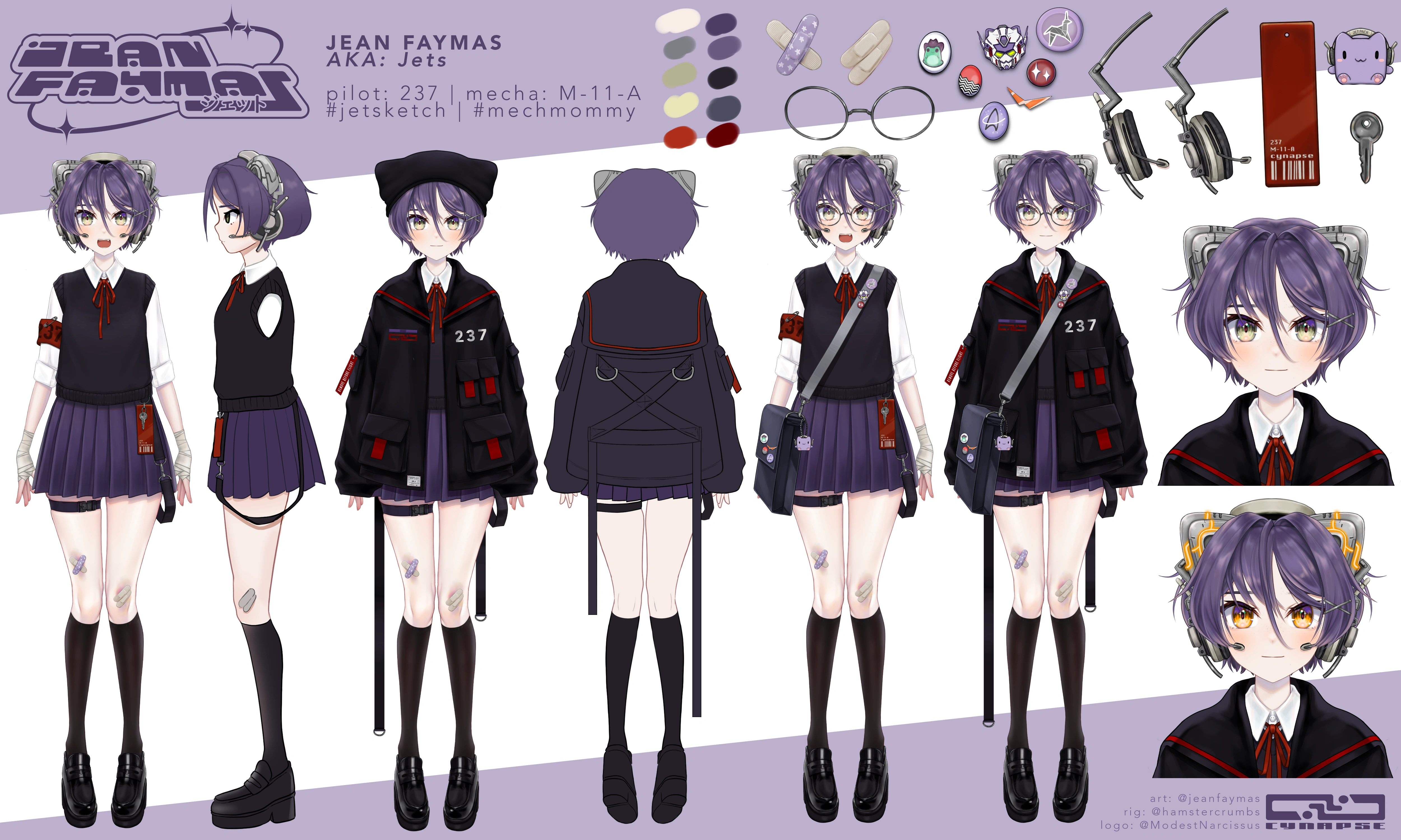 Season 1 reference sheet
