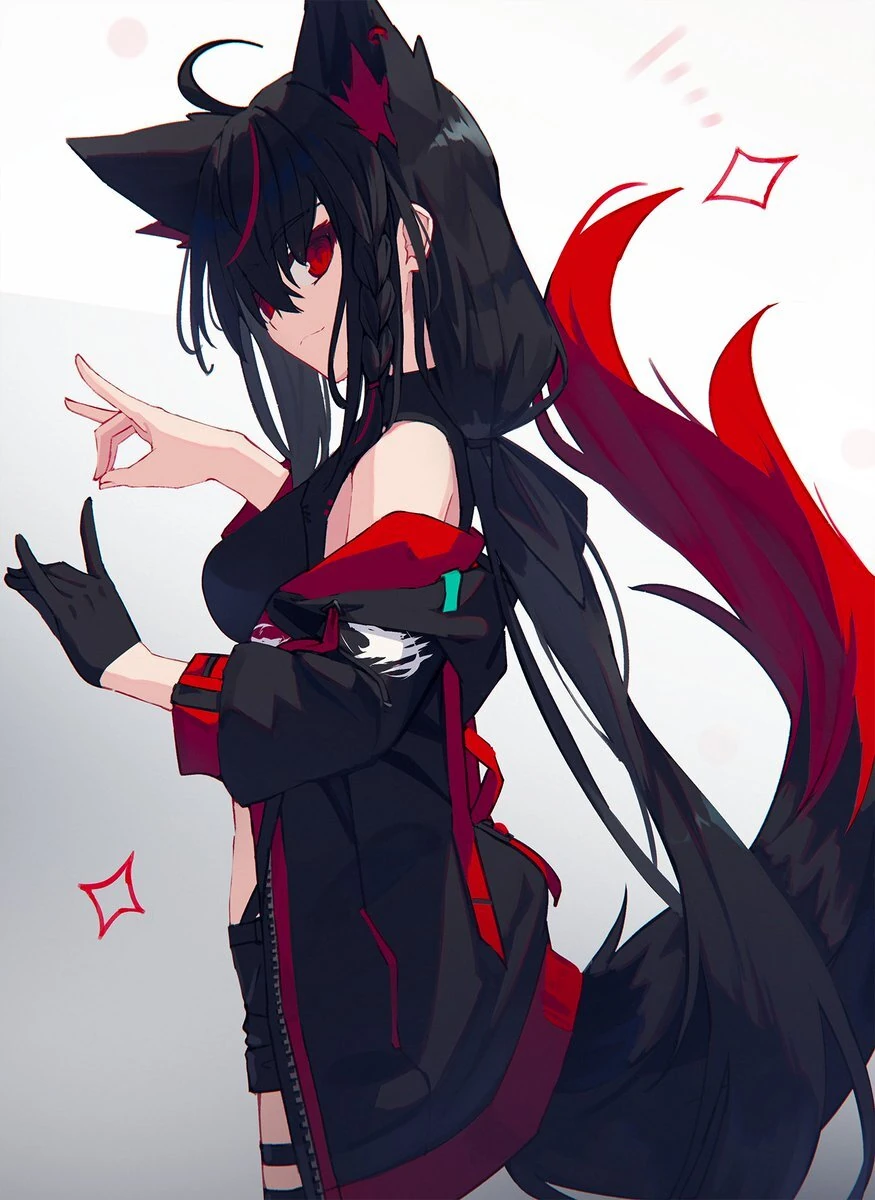 Kurokami Fubuki 2023 Birthday Illustration<br>by Nagishiro Mito
