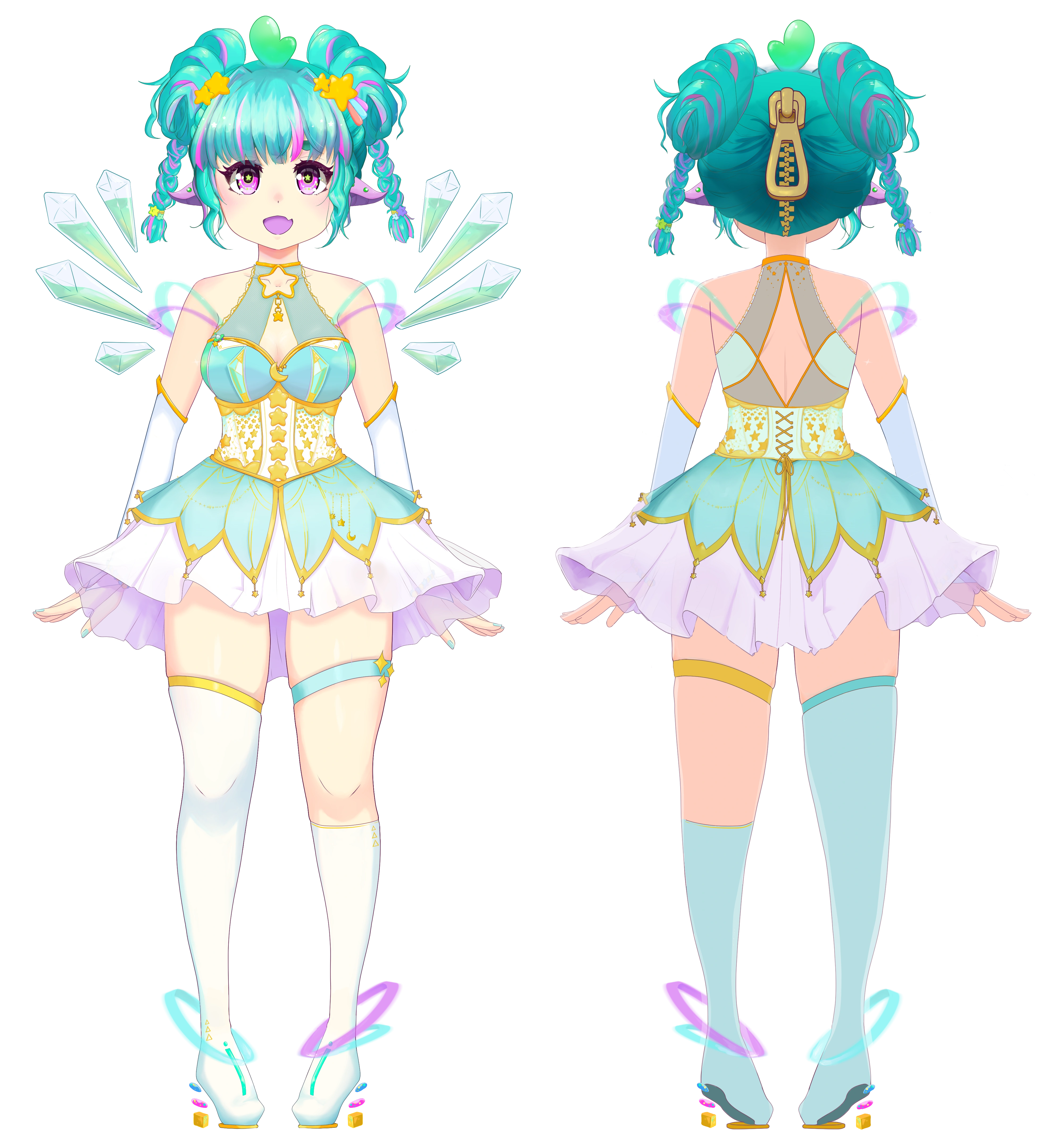 Full body, showing backside 1.0/2.0