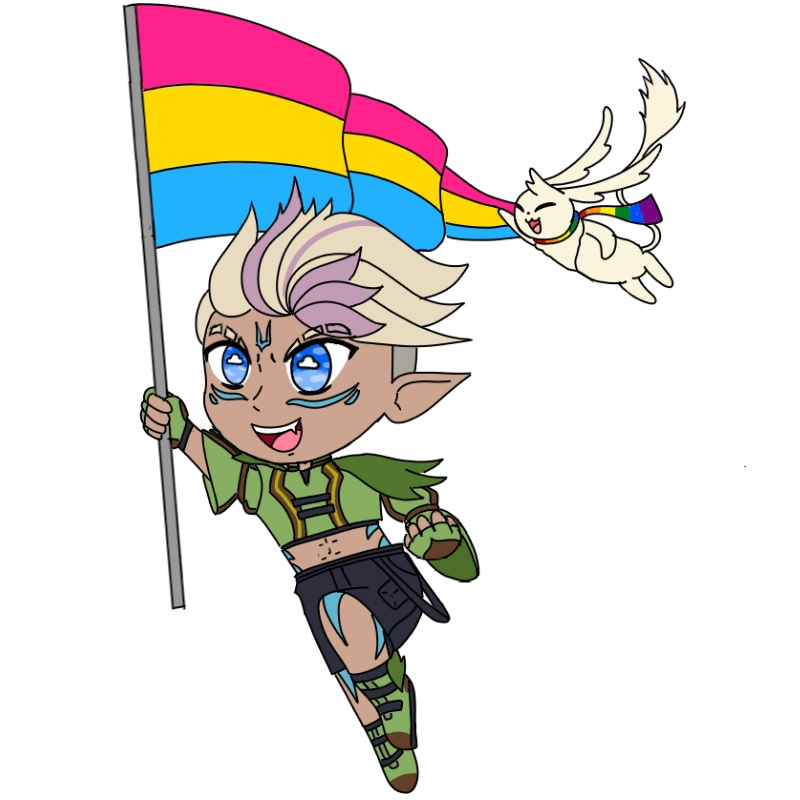 Afress Pansexual Pride art