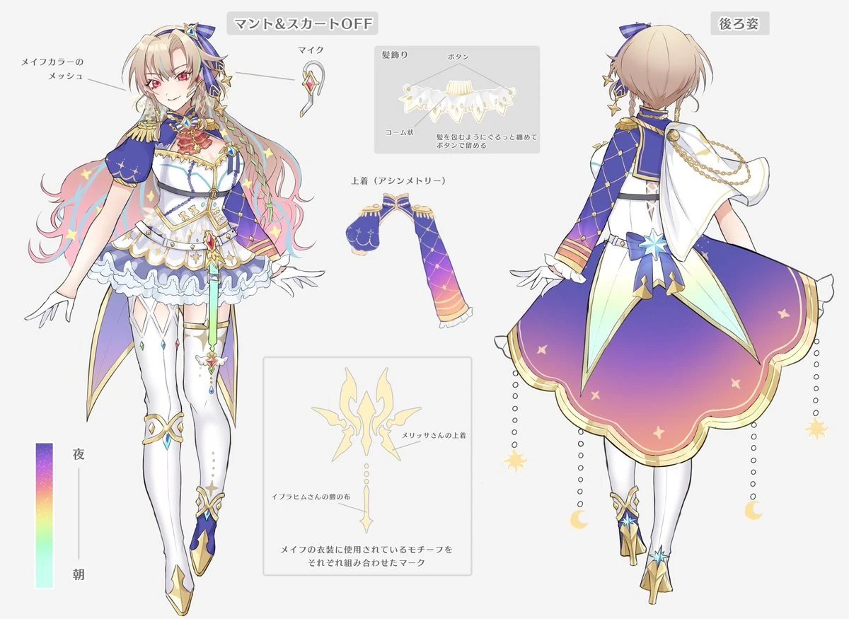 Idol Prince Outfit Concept Illustration<br>by Masuda