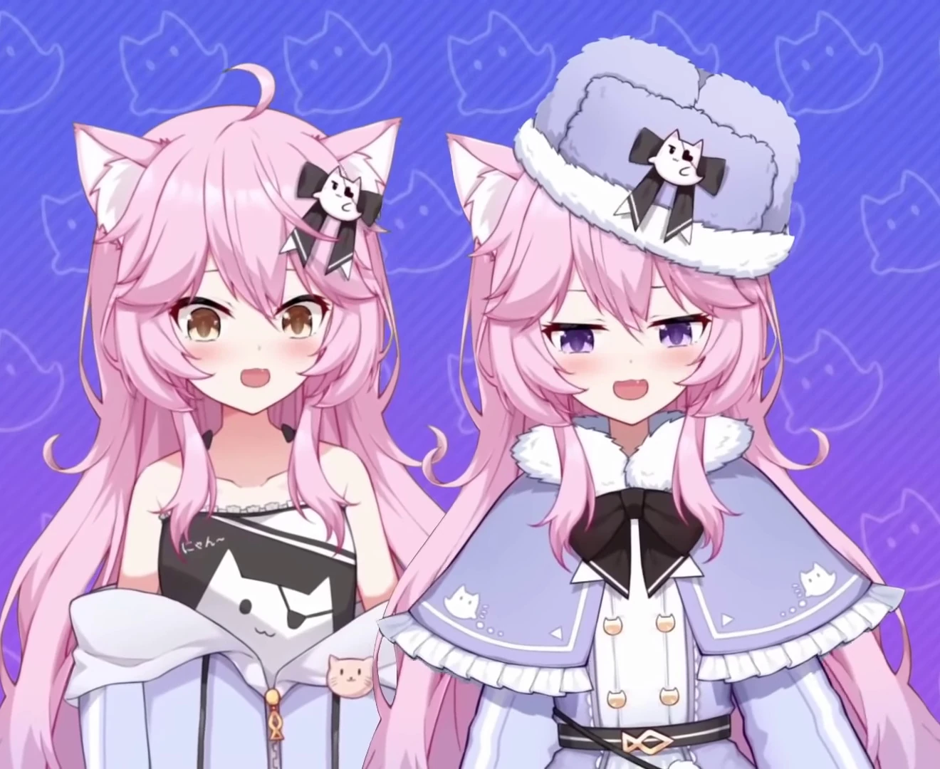 Nyanders (left) and Nyanners (right).