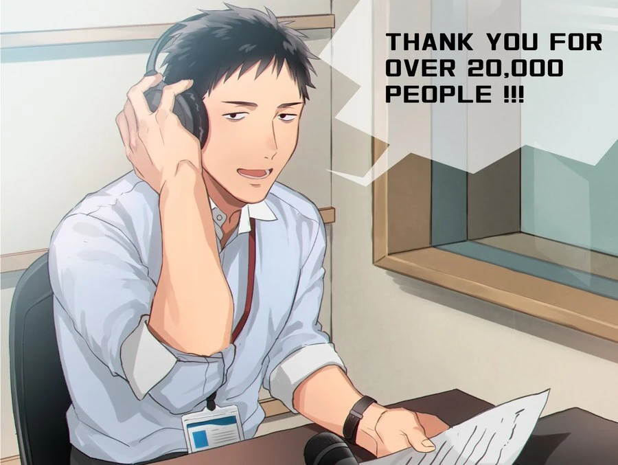 20,000 Subscribers Illustration<br>by Ototo