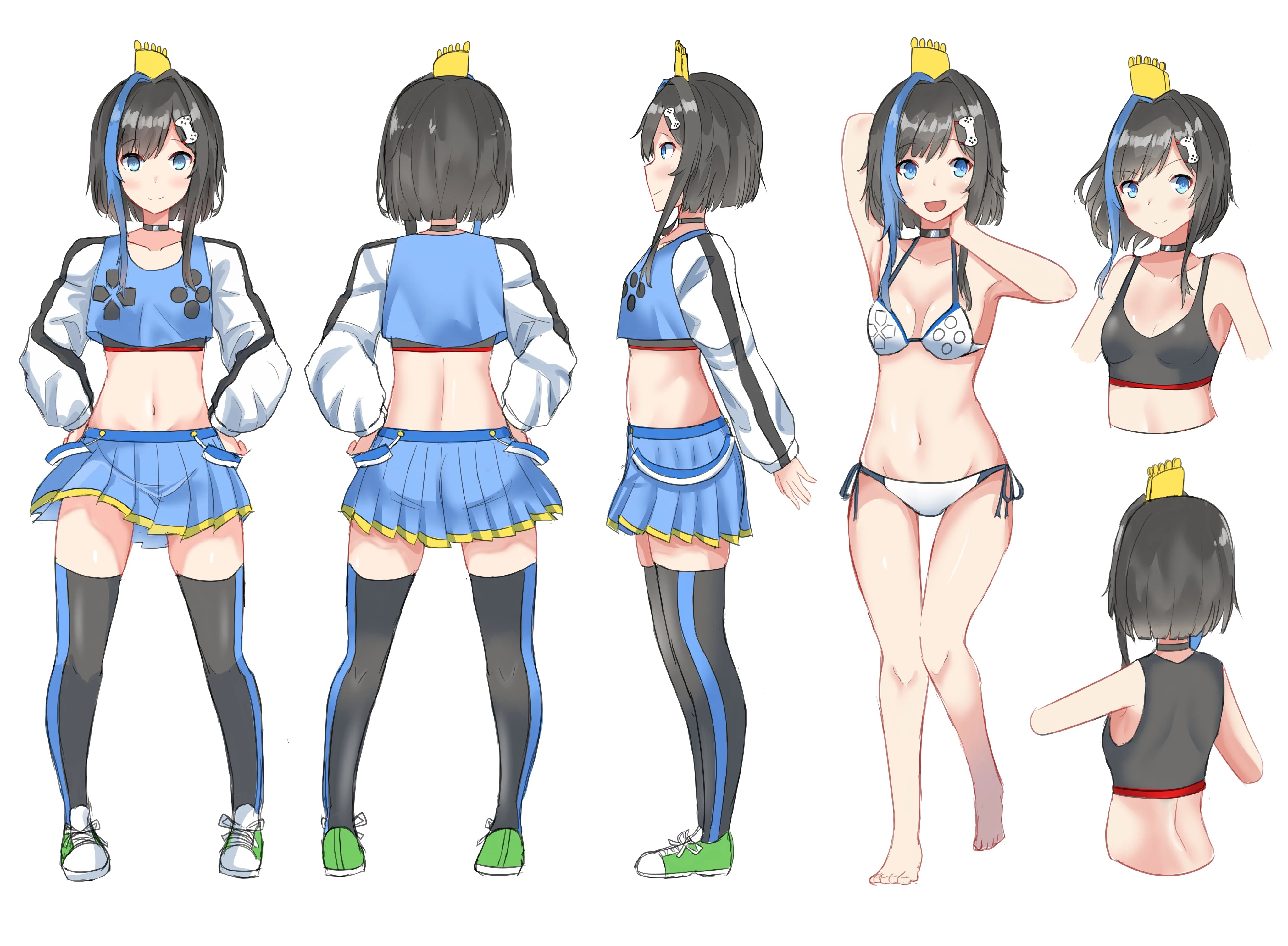Blu-chan's full appearance
