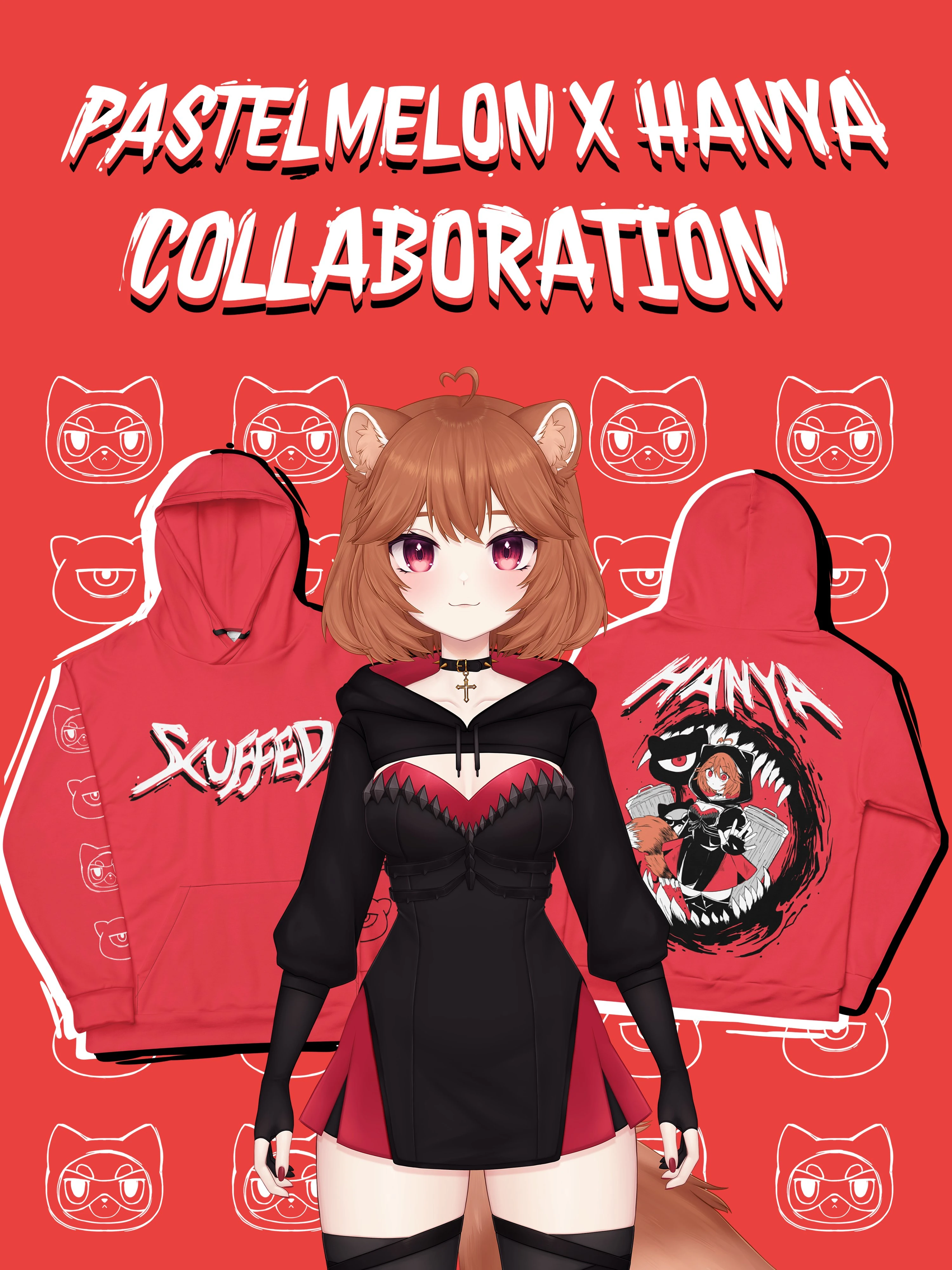 Hanya x Pastel Melon collab announcement
