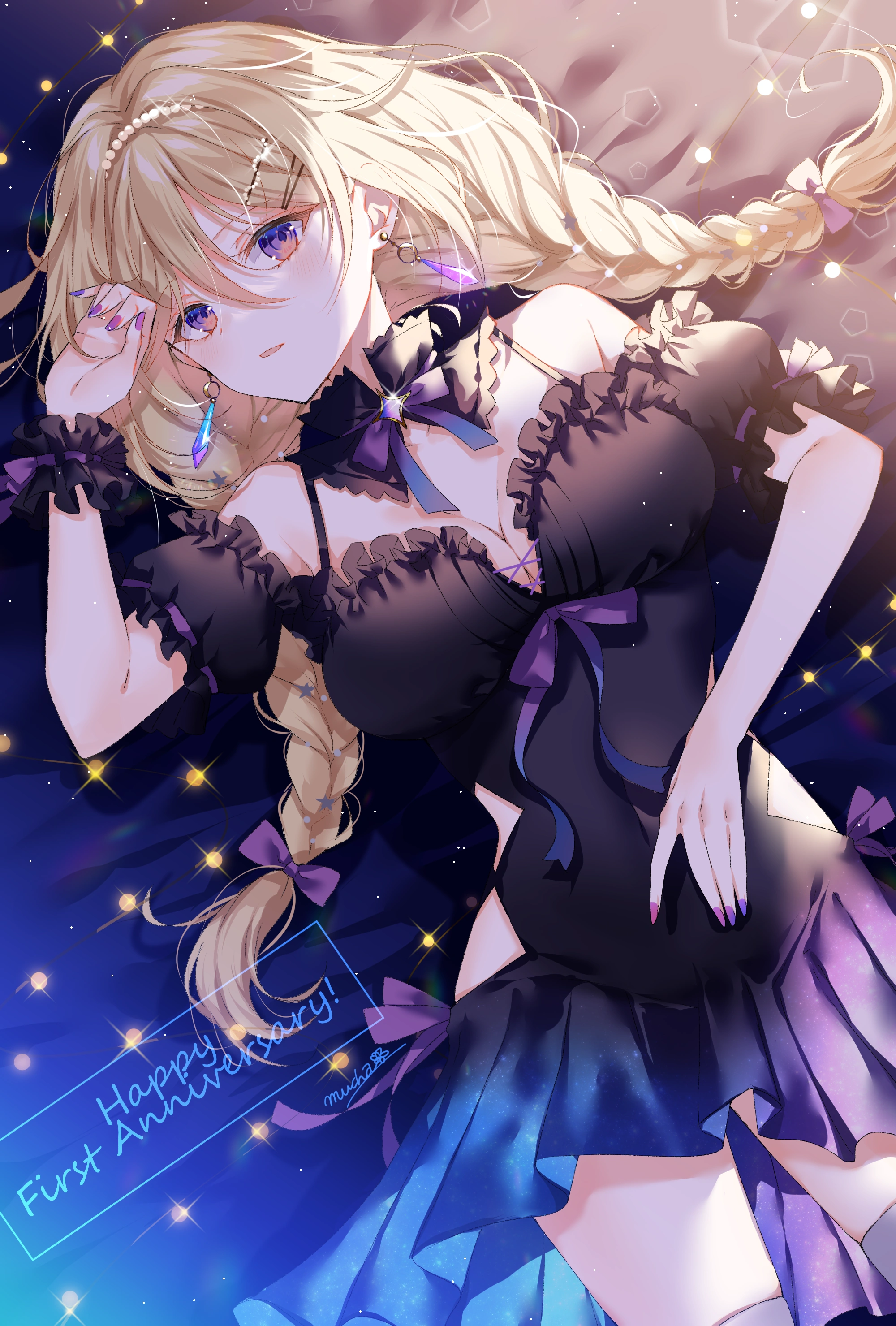1st Anniversary Illustration<br>by Mucha