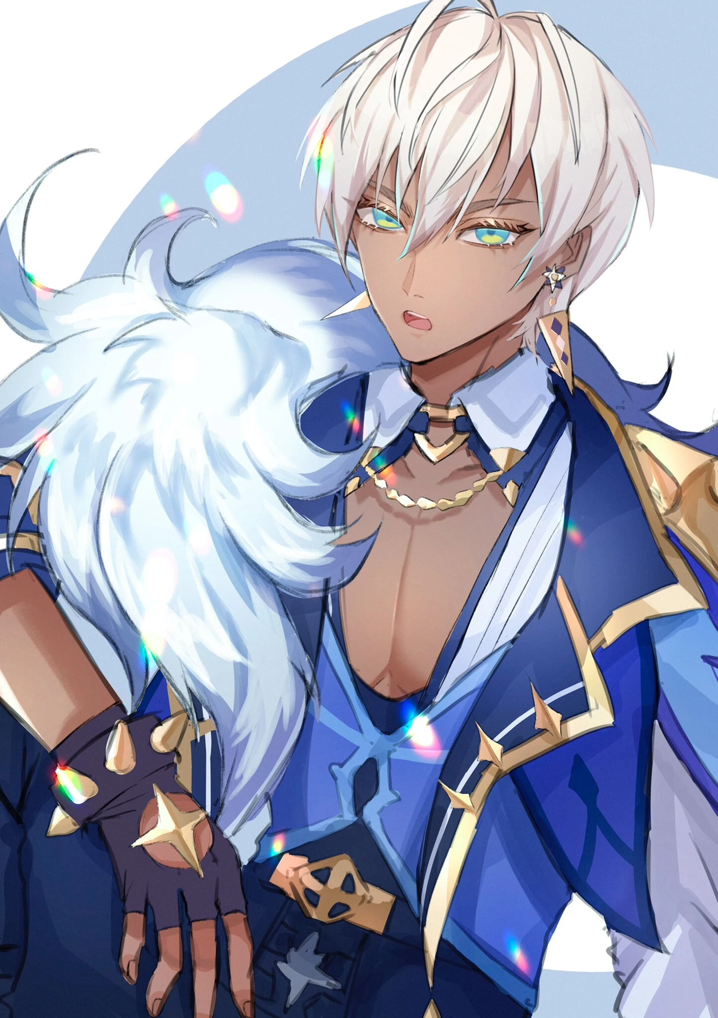Ibrahim as Kaeya From Genshin Impact<br>by Masuda