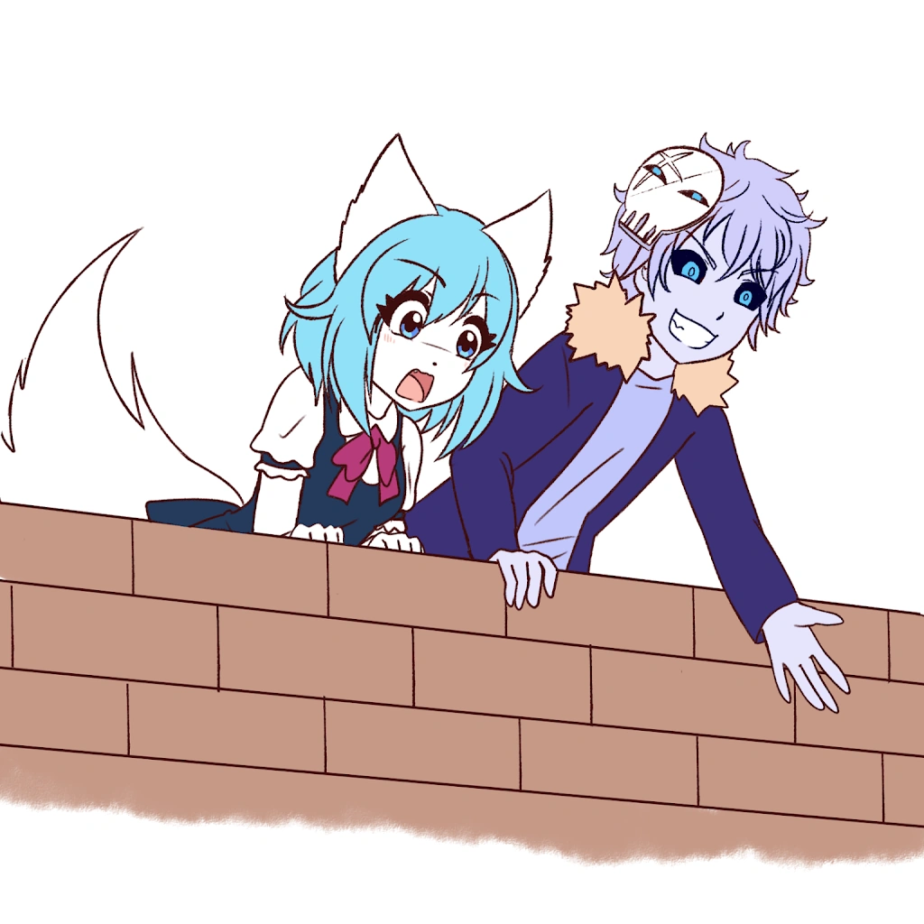 Nux and wolfy