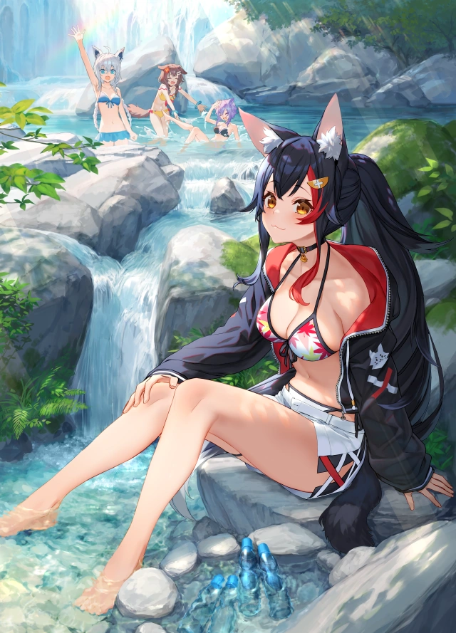 Ookami Mio with Gamers Gen by Izumi Sai