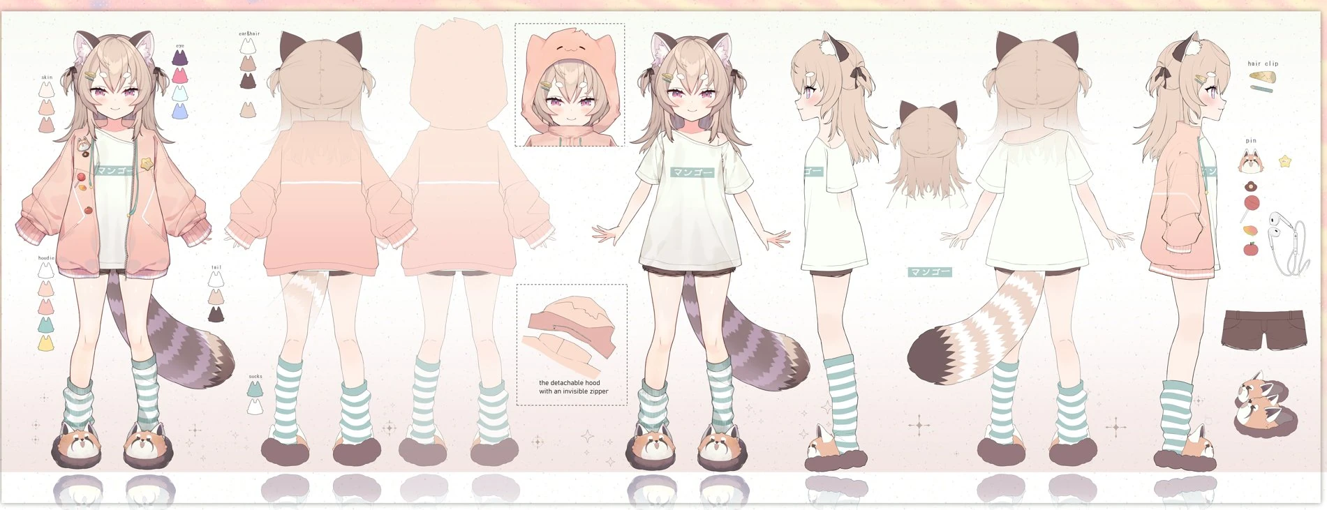 Neetko / Comfy Outfit Reference Sheet