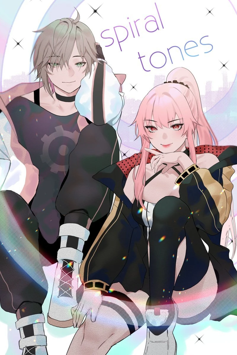 Spiral Tones Illustration<br>by Hieh