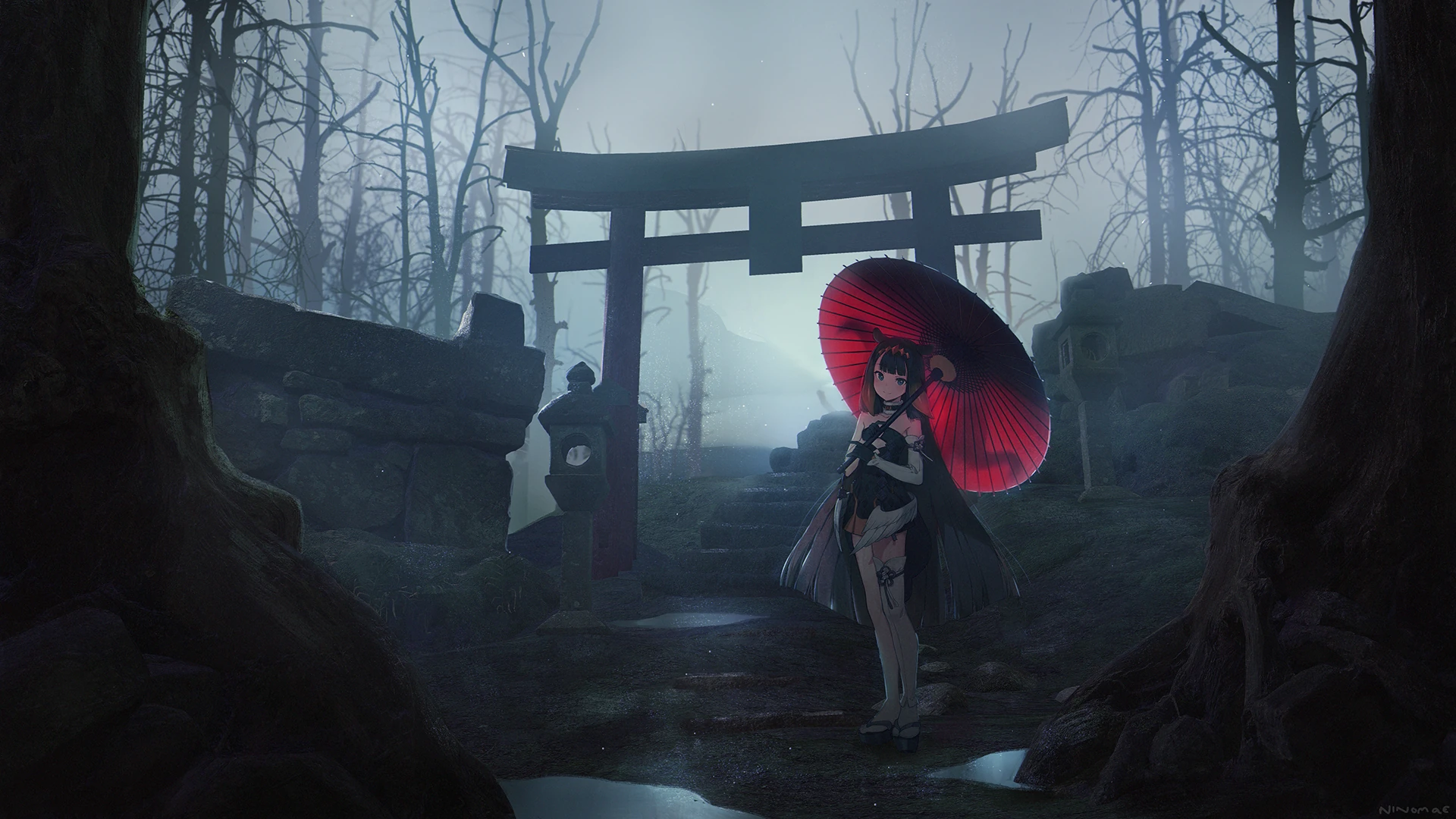 Ina's end card illustration