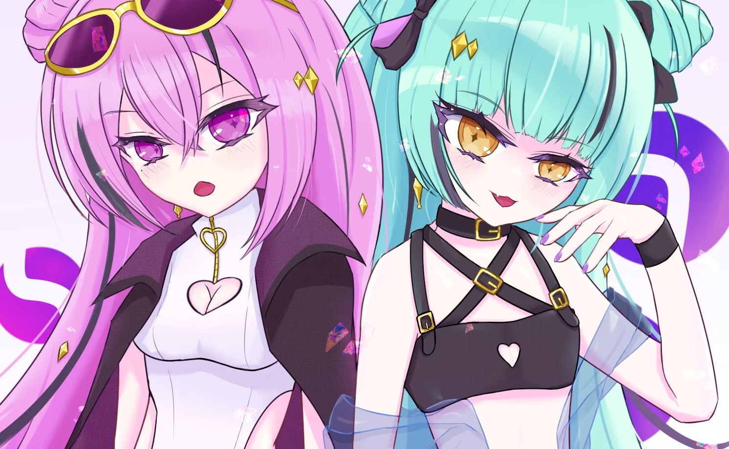 Yume and Nemori Petty in Getcha! by 大洞うつほ @huruikeya_kawaz