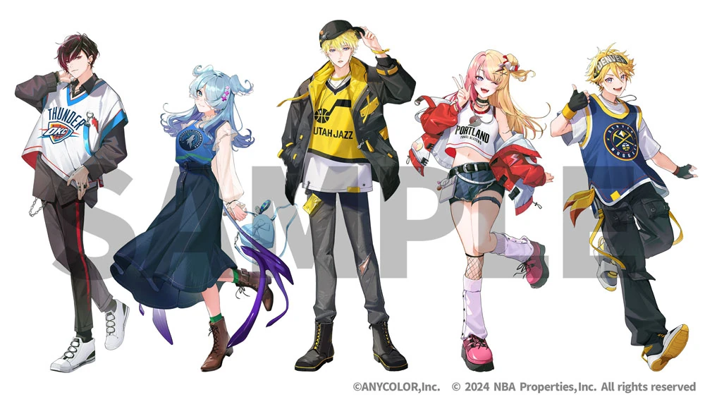 NBA and NIJISANJI, NIJISANJI EN Collaboration by RIZ3