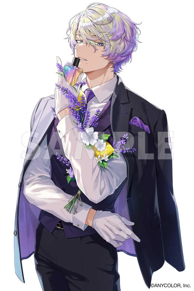 NIJISANJI EN x K Luxury Fragrances Illustration by Nakidi